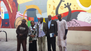 A group of Senegalese artists
